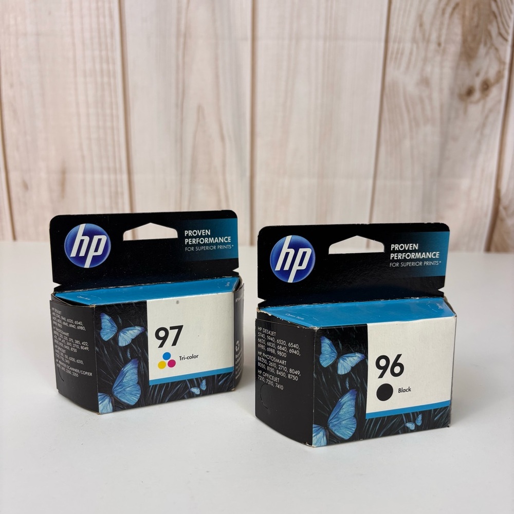 HP 96 & HP 97 Ink Set 2-pack C8767WN C9363WN Expired 2016 Black Tri-color